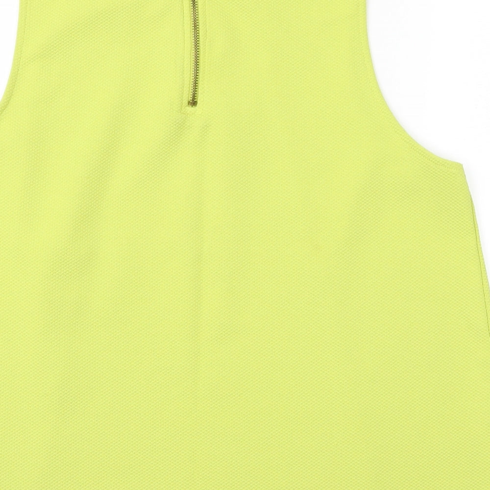 Topshop Womens Yellow   Vest Jumper Size 10