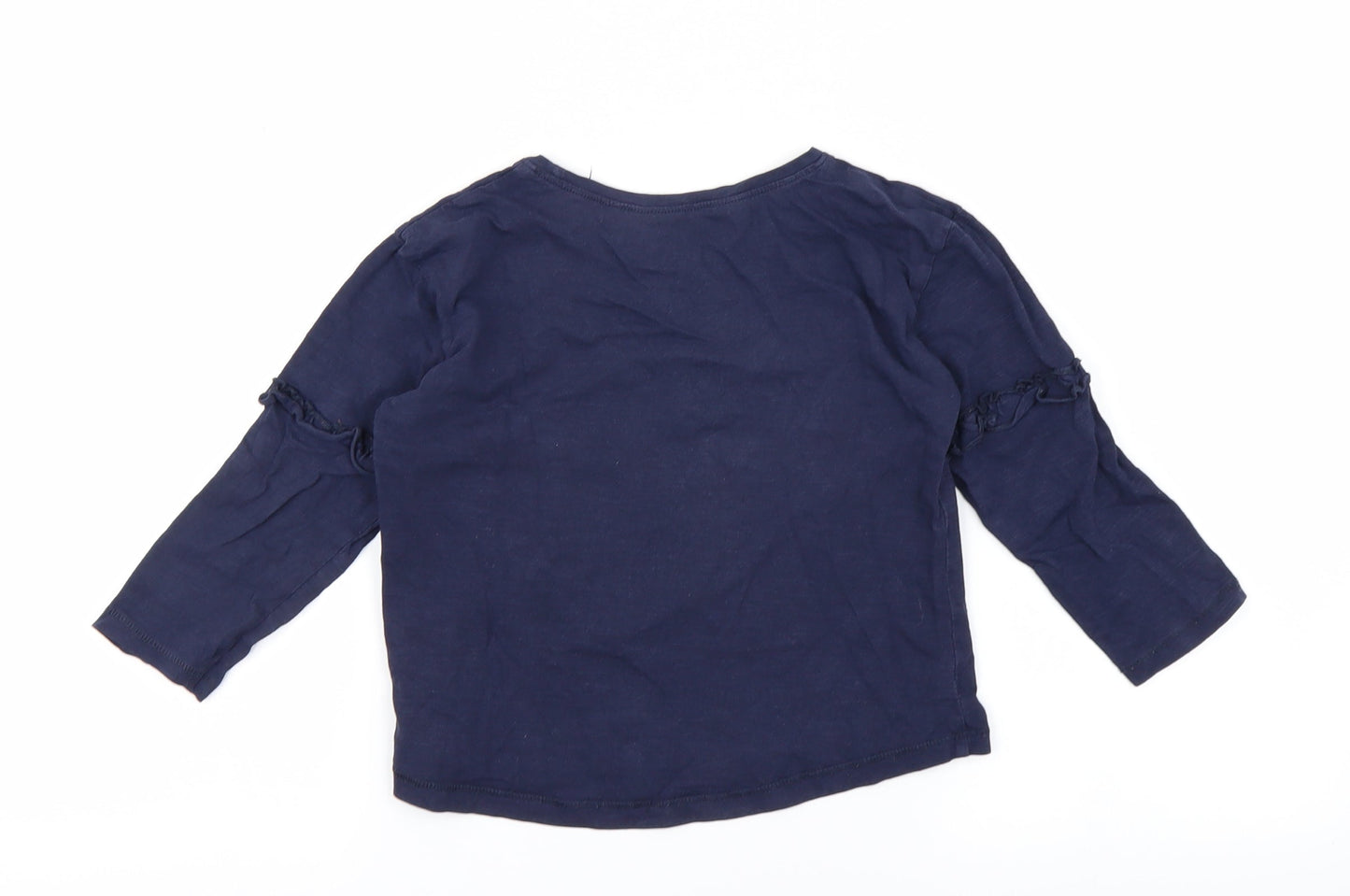 NEXT Girls Blue   Basic T-Shirt Size 2-3 Years  - Stay Magical