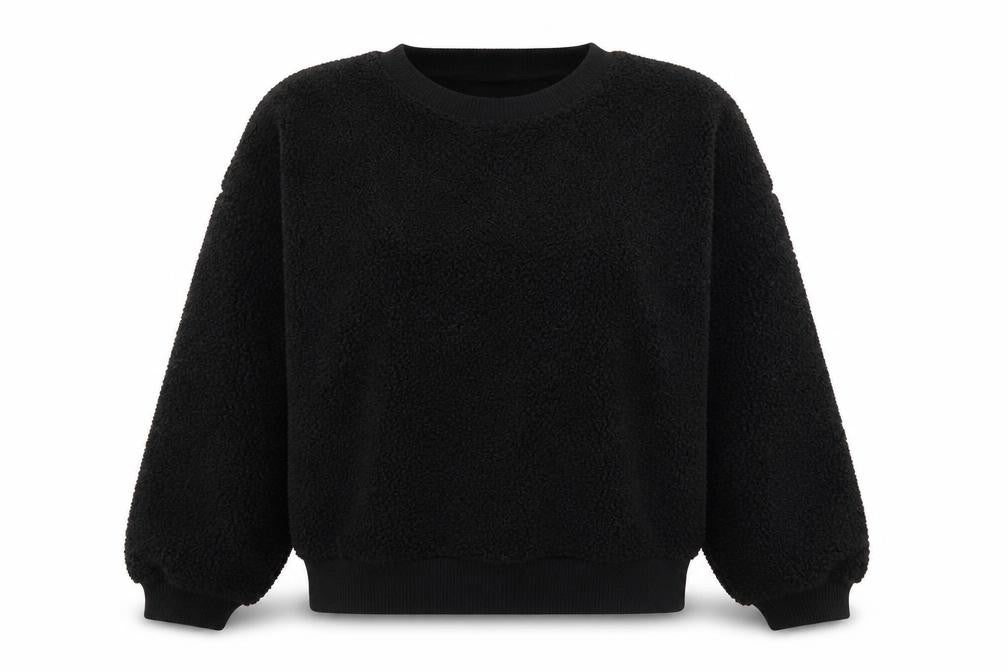 Mango Womens Black   Henley Jumper Size S