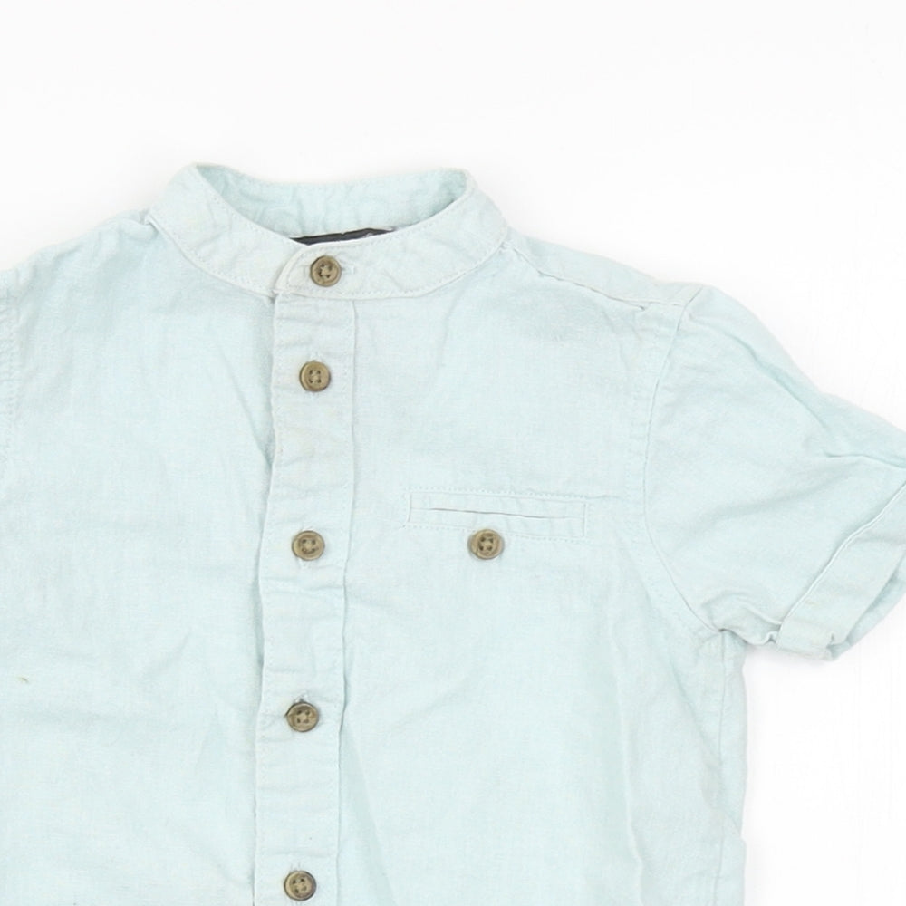 Primark Girls Blue   Basic Button-Up Size 18-24 Months