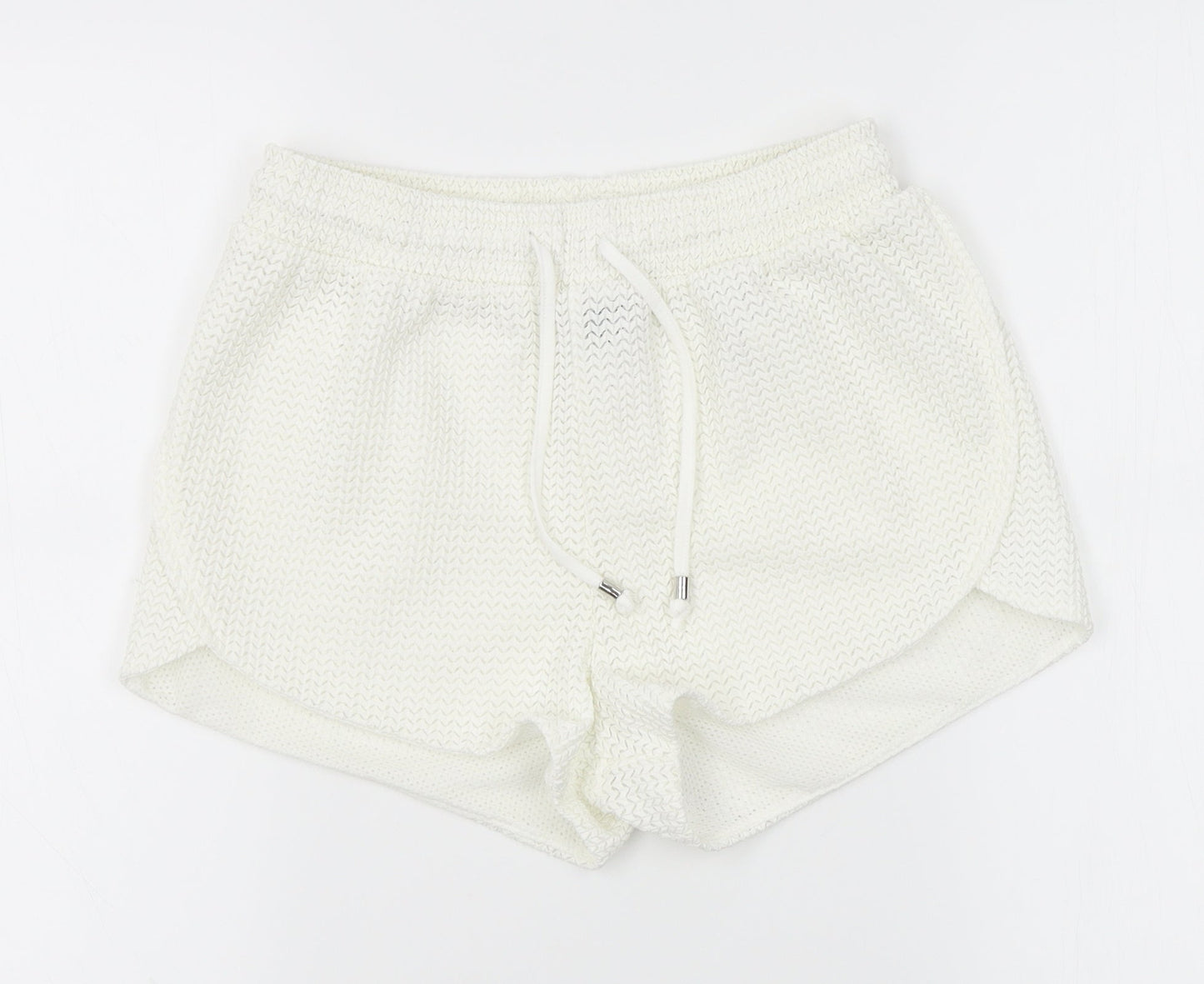 H&M Womens White   Mom Shorts Size XS