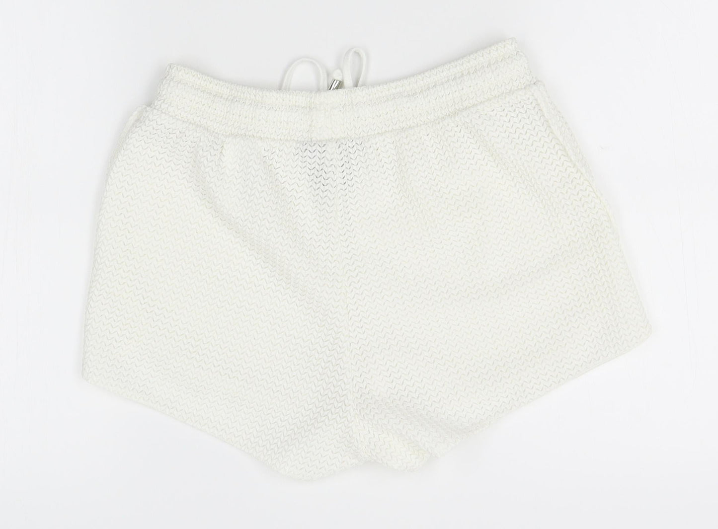 H&M Womens White   Mom Shorts Size XS