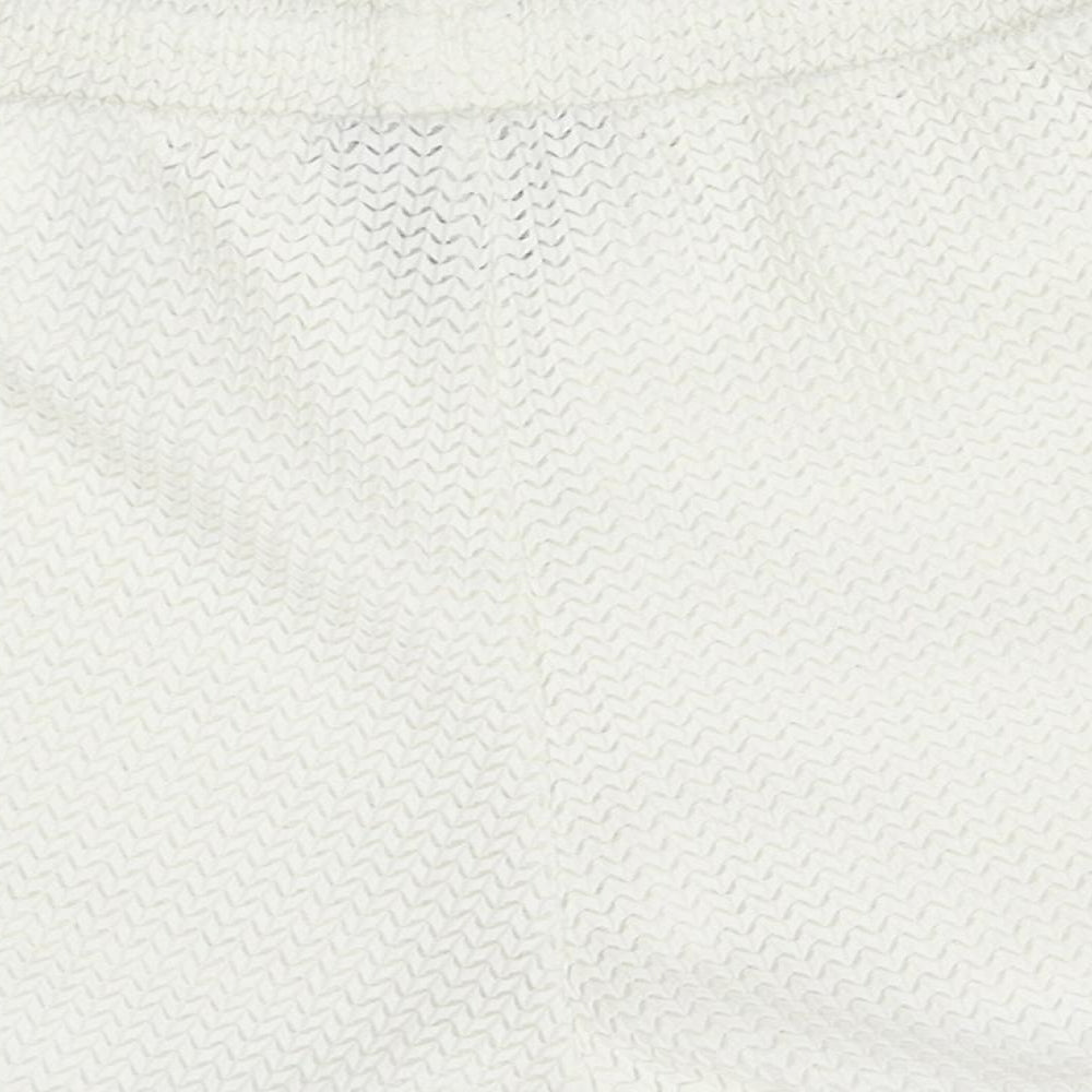 H&M Womens White   Mom Shorts Size XS