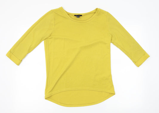 New Look Womens Yellow   Pullover Jumper Size 8