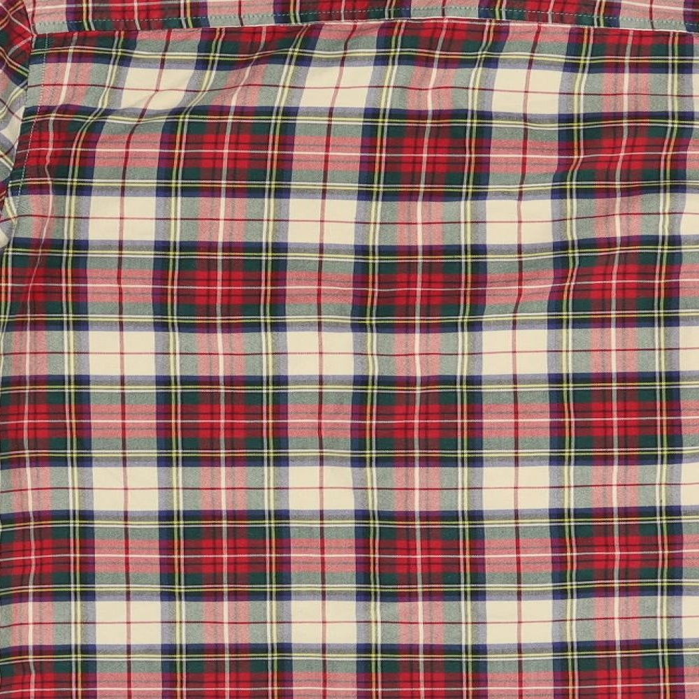 Mens UK Size M Topman Red  Button-Up Long Sleeve Casual Shirt