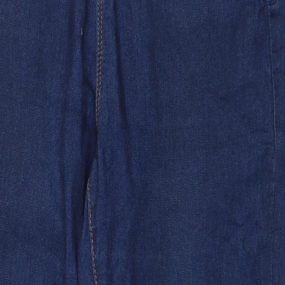 Denim & Co. Womens Blue  Denim Skinny Jeans Size 12 L26 in