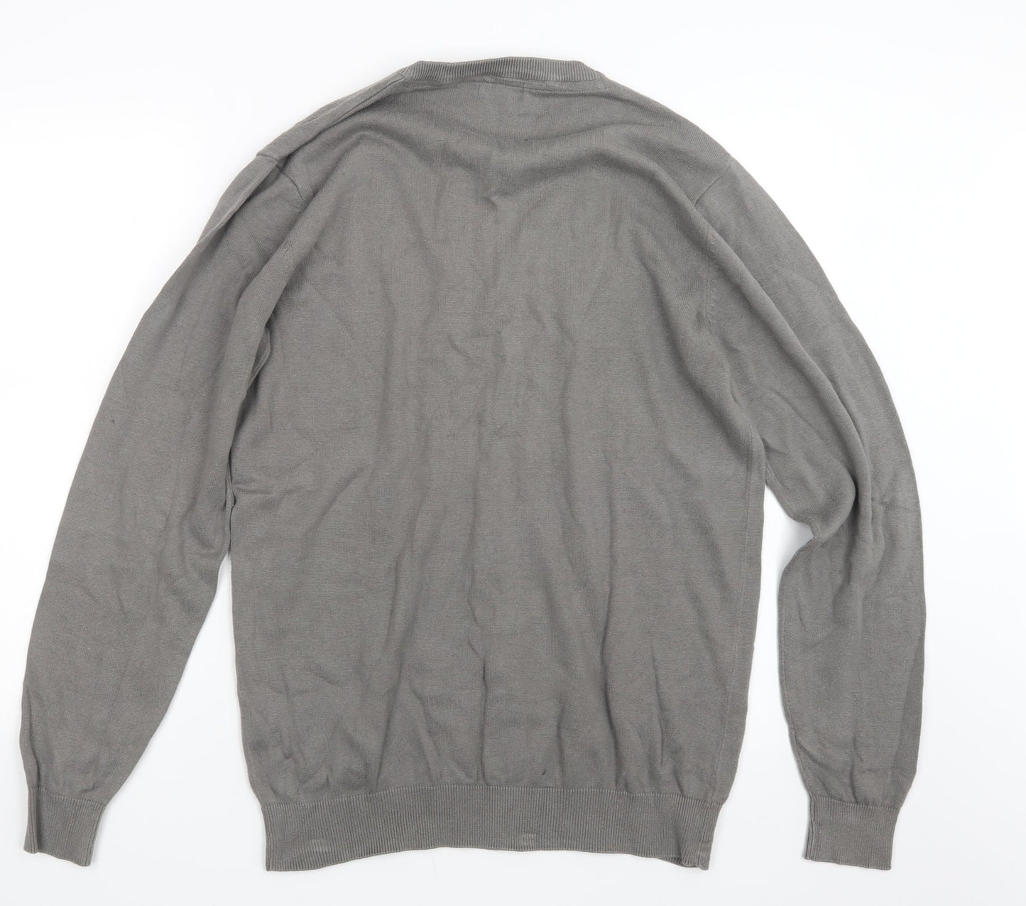 Jacamo Mens Brown  Knit Pullover Jumper Size L