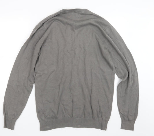 Jacamo Mens Brown  Knit Pullover Jumper Size L