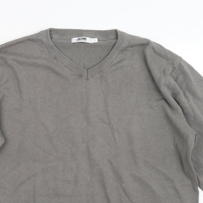 Jacamo Mens Brown  Knit Pullover Jumper Size L