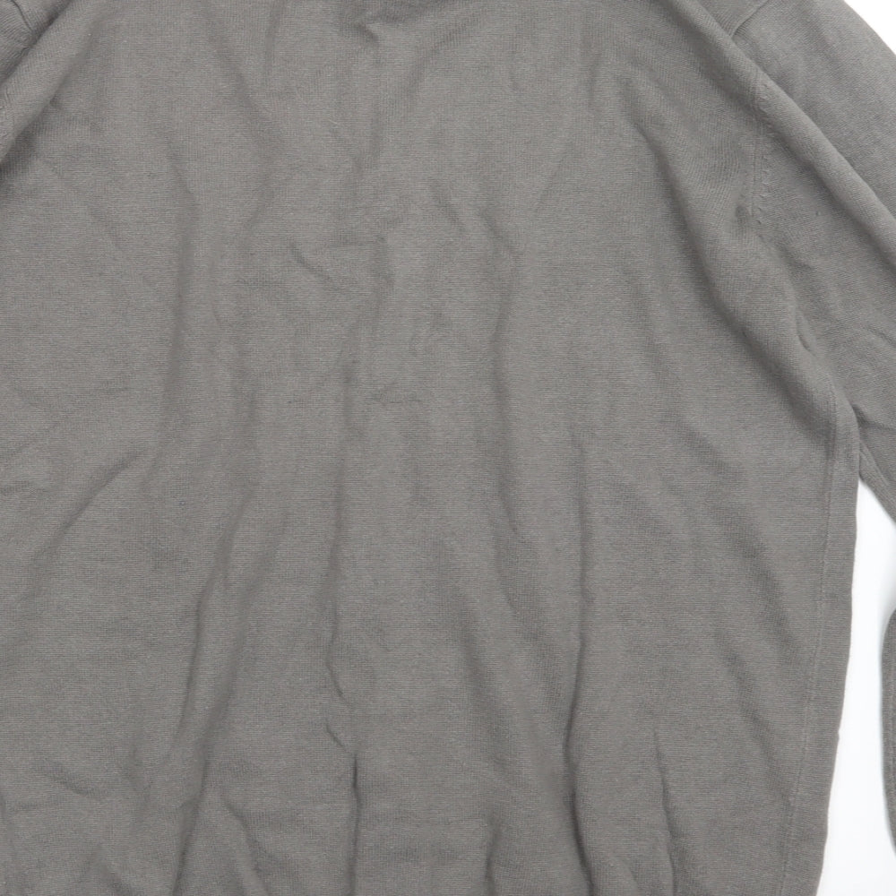 Jacamo Mens Brown  Knit Pullover Jumper Size L