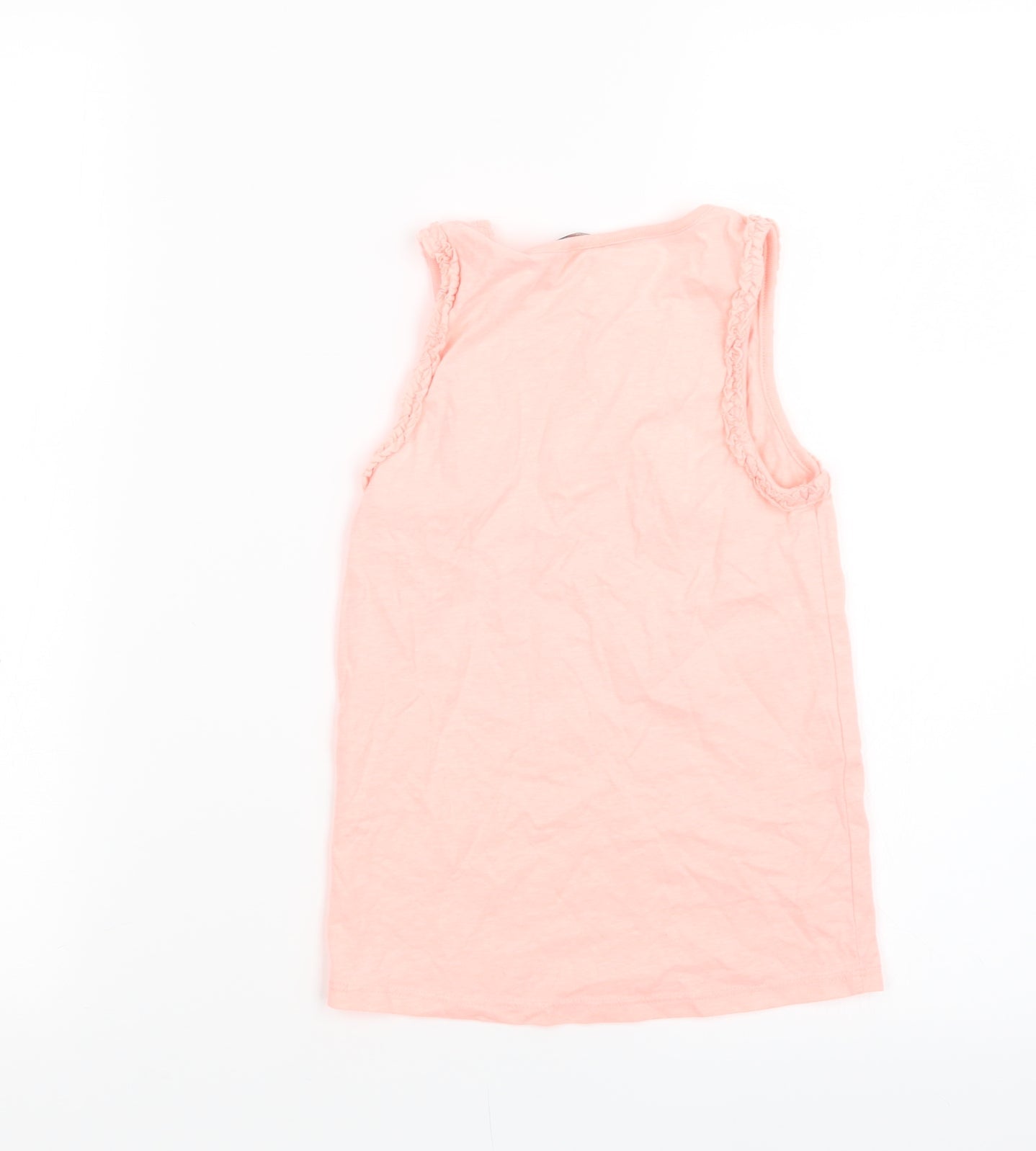 George Girls Pink   Basic T-Shirt Size 7-8 Years