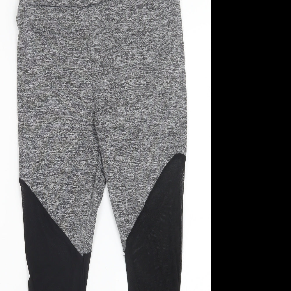 Preworn Womens Grey   Capri Leggings Size XL L25 in