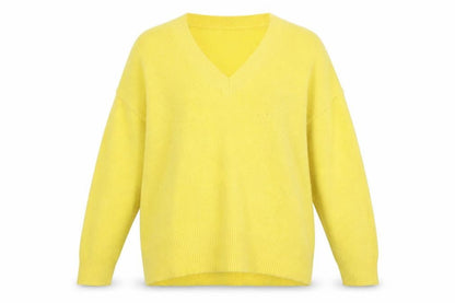 Primark Womens Yellow  Knit Pullover Jumper Size 10
