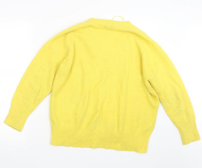 Primark Womens Yellow  Knit Pullover Jumper Size 10