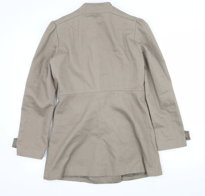 H&M Womens Grey   Gilet Coat Size 8