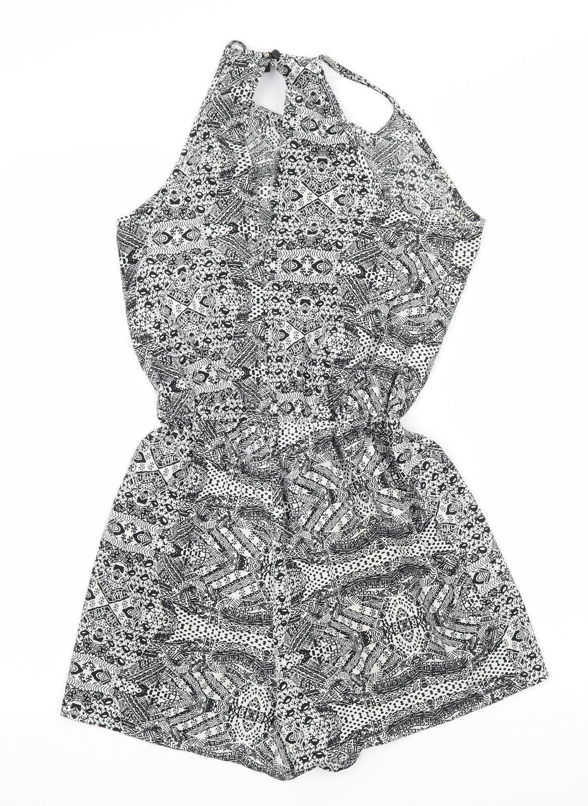 Atmosphere Womens White Geometric  Playsuit One-Piece Size 8