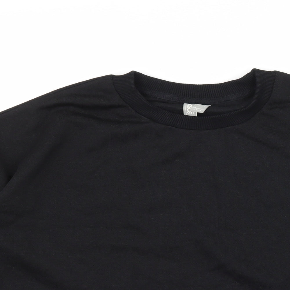 Womens UK Size 6 ASOS Black Pullover Sweatshirt