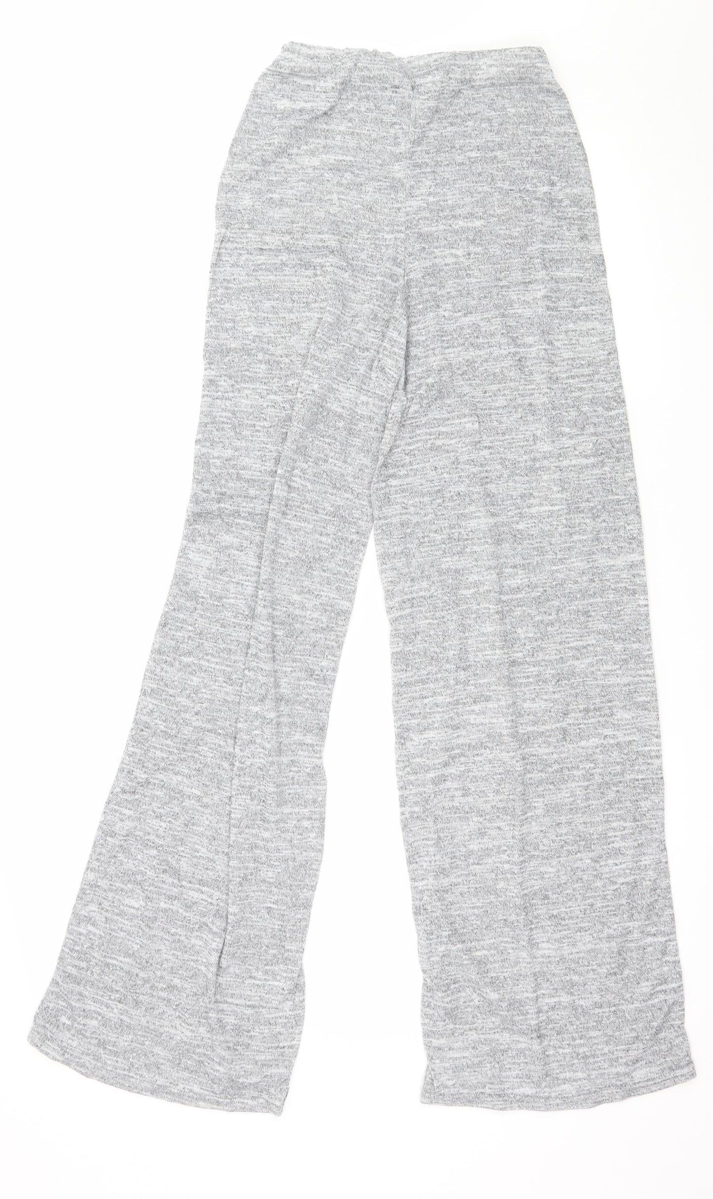 Womens UK Size 4 PRETTYLITTLETHING Regular Fit  Grey Trousers
