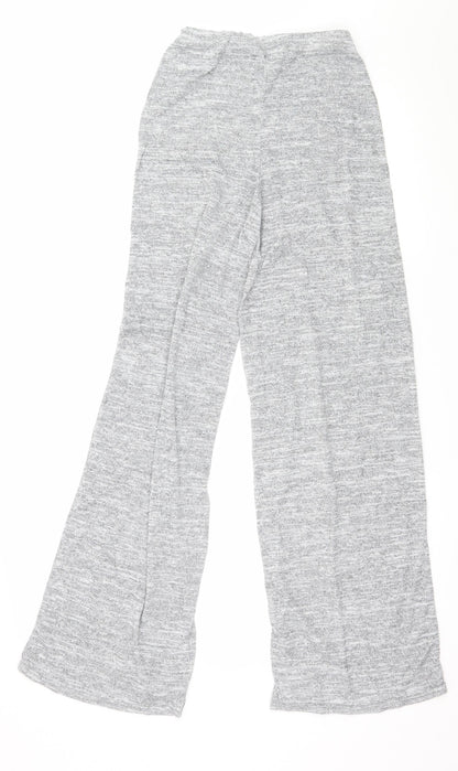 Womens UK Size 4 PRETTYLITTLETHING Regular Fit  Grey Trousers