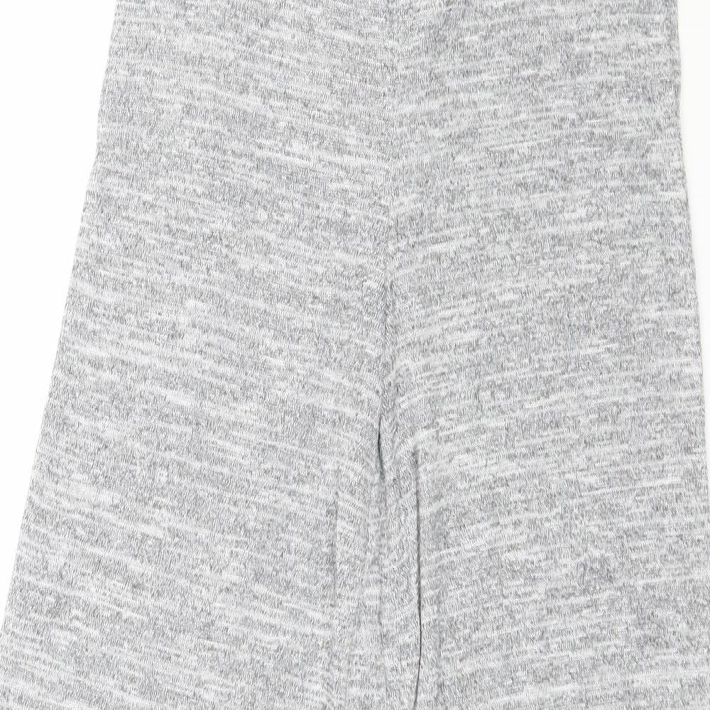Womens UK Size 4 PRETTYLITTLETHING Regular Fit  Grey Trousers