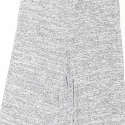 Womens UK Size 4 PRETTYLITTLETHING Regular Fit  Grey Trousers
