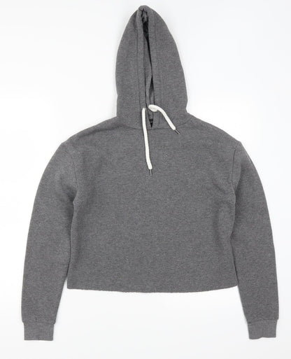 Additional front view of Atmosphere women’s grey pullover hoodie, size UK 4