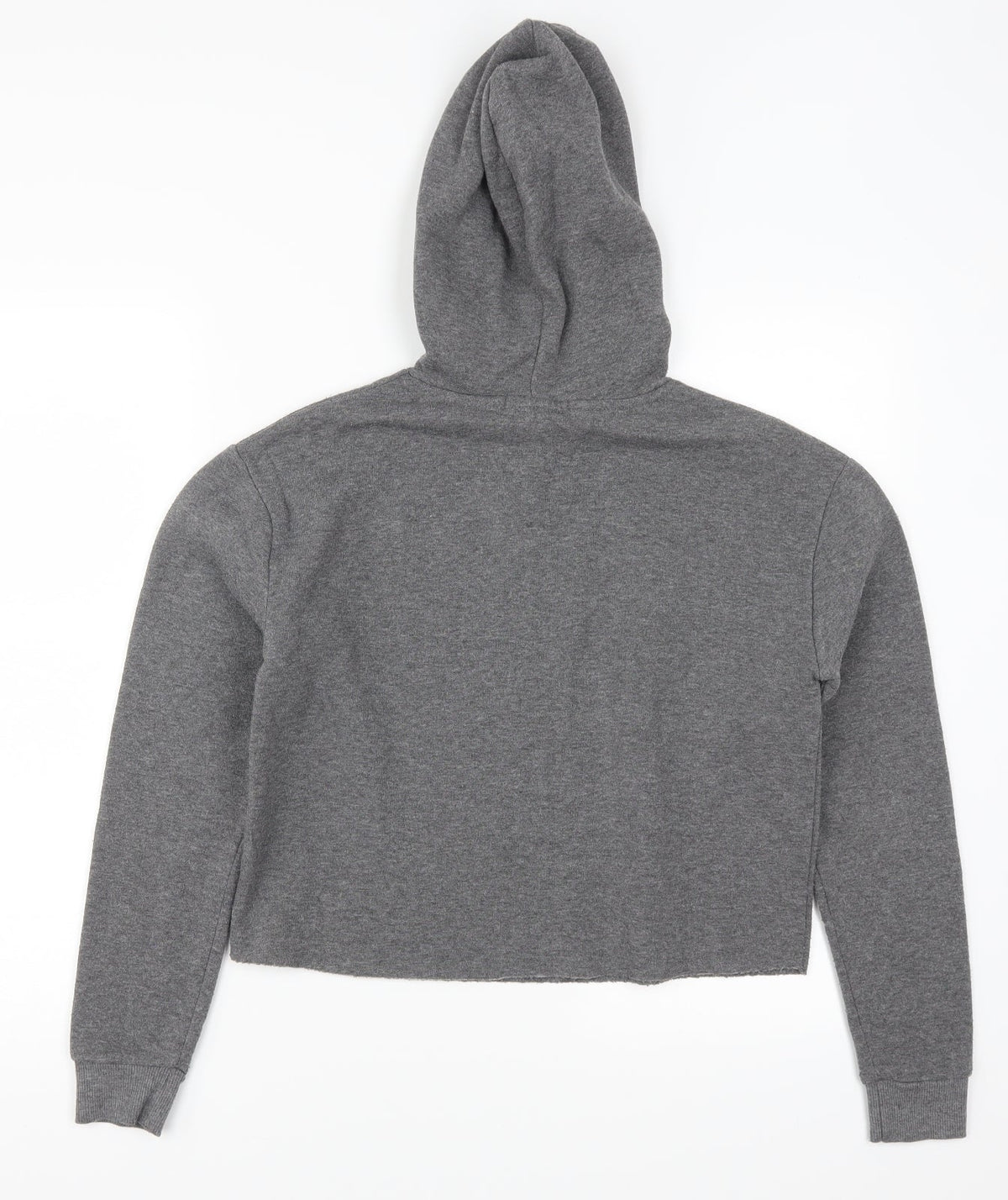 Back view of Atmosphere women’s grey pullover hoodie, size UK 4