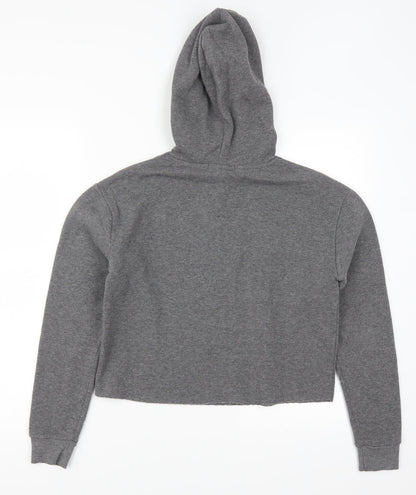 Back view of Atmosphere women’s grey pullover hoodie, size UK 4