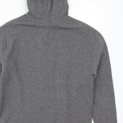 Brand and care label for Atmosphere women’s grey pullover hoodie, size UK 4
