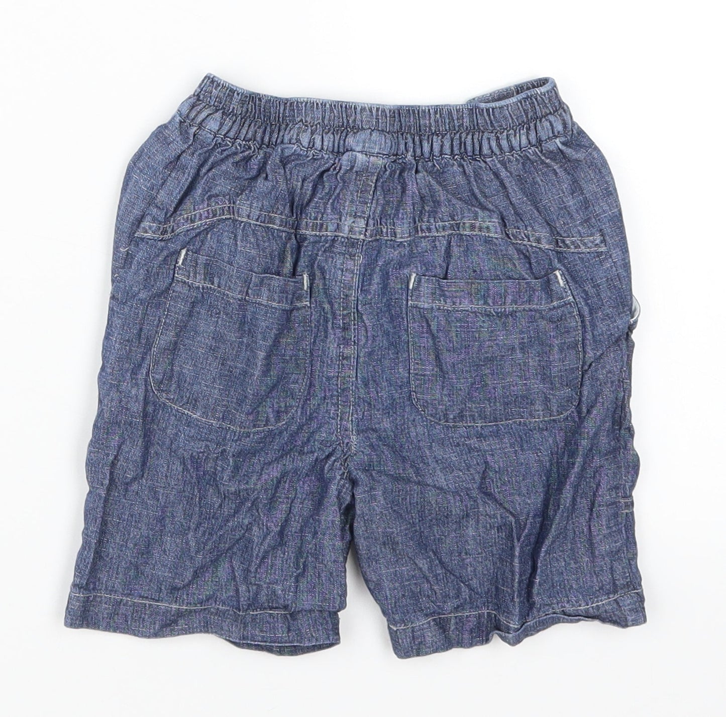 Mini Mode Baby Blue  Denim Cropped Jeans Size 12-18 Months