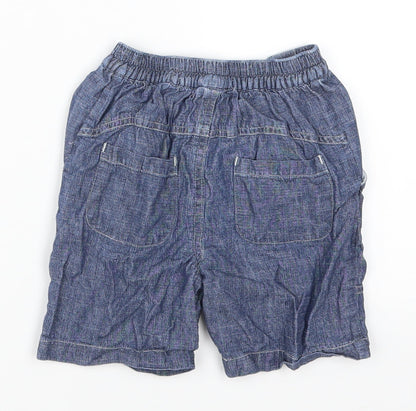Mini Mode Baby Blue  Denim Cropped Jeans Size 12-18 Months