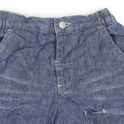 Mini Mode Baby Blue  Denim Cropped Jeans Size 12-18 Months