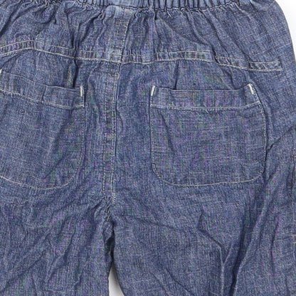 Mini Mode Baby Blue  Denim Cropped Jeans Size 12-18 Months