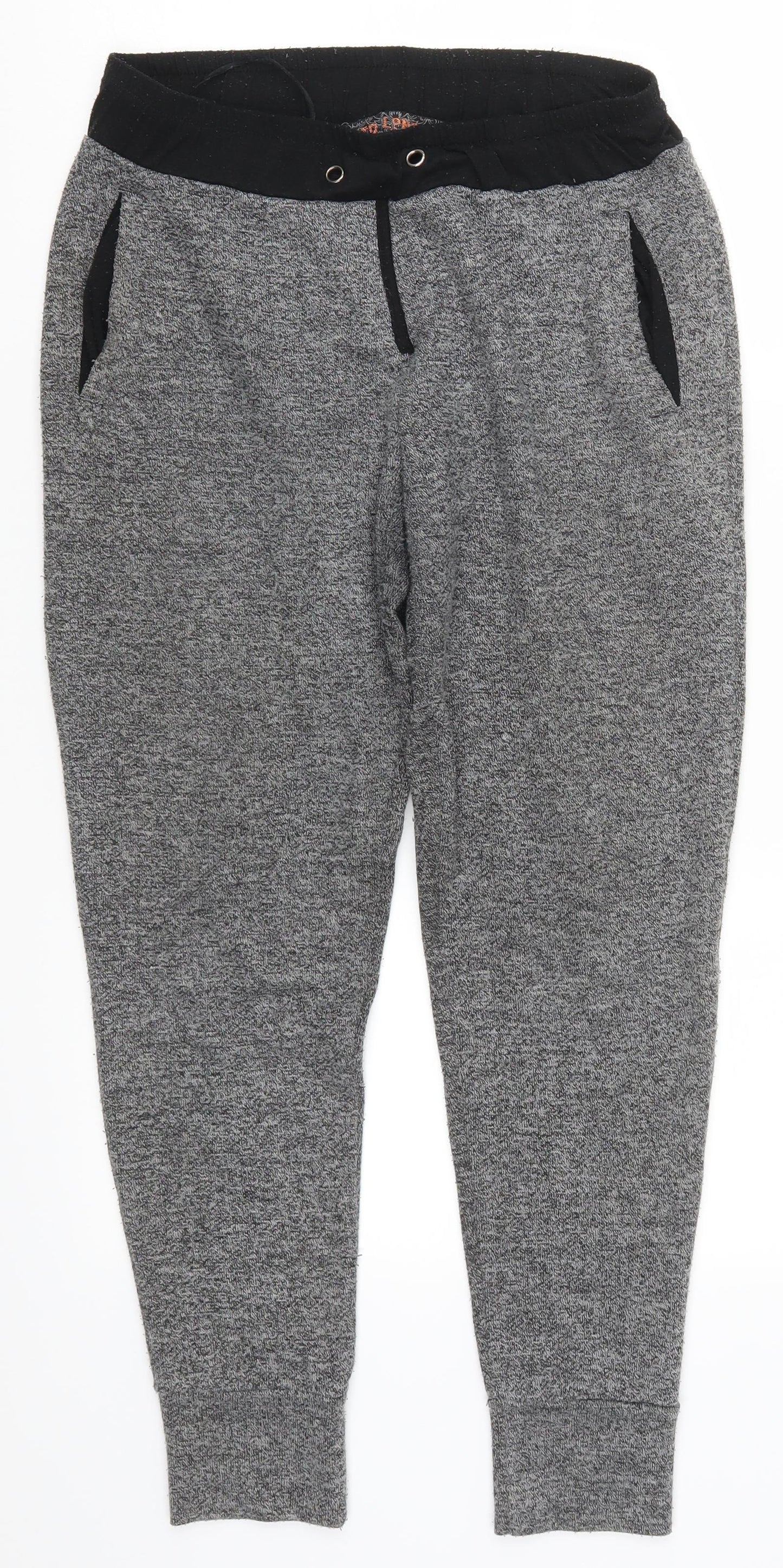 QED London Womens Grey   Sweatpants Trousers Size 10 L28 in