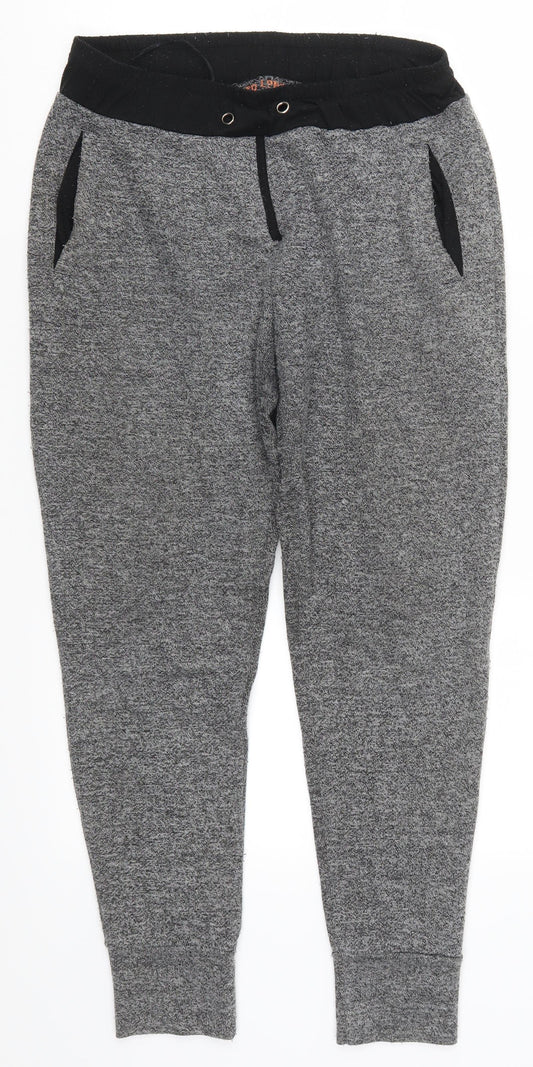 QED London Womens Grey   Sweatpants Trousers Size 10 L28 in