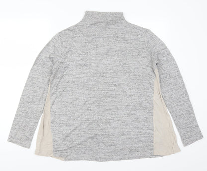 Womens UK Size 12 NEXT Grey Basic T-Shirt