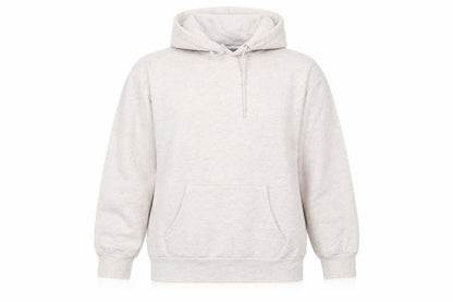 Front view of Jeff & Co women’s pink pullover hoodie, size UK 10