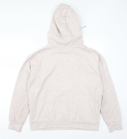 Back view of Jeff & Co women’s pink pullover hoodie, size UK 10