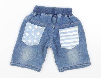 Super Brother Boys Blue  Denim Cropped Jeans Size 18-24 Months  - University A