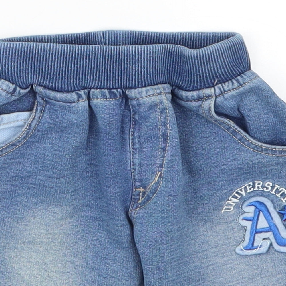 Super Brother Boys Blue  Denim Cropped Jeans Size 18-24 Months  - University A