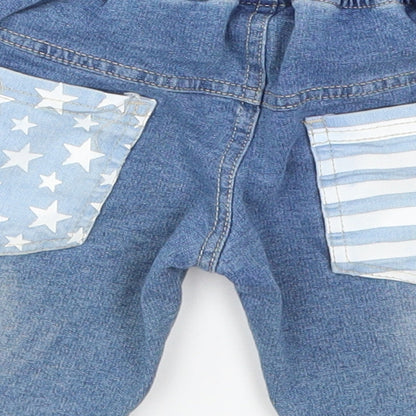 Super Brother Boys Blue  Denim Cropped Jeans Size 18-24 Months  - University A
