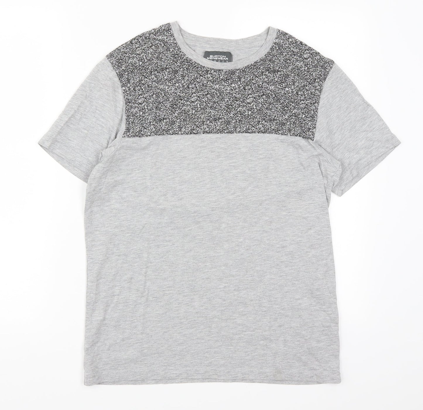 Mens UK Size S Burton Grey  T-Shirt