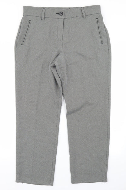 Classic Womens Black Polka Dot  Trousers  Size 14 L25 in