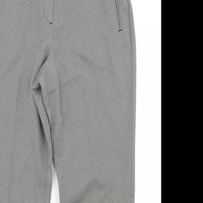 Classic Womens Black Polka Dot  Trousers  Size 14 L25 in