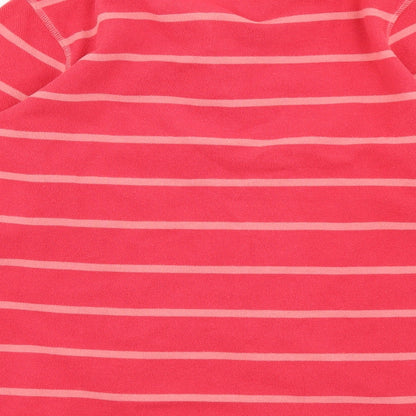 Cotton Traders Mens Red Striped   Polo Size XS