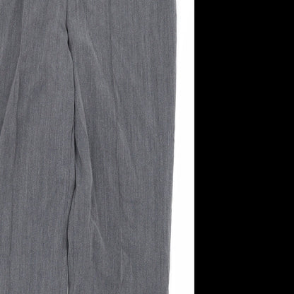 BM Collection Womens Grey   Trousers  Size 12 L27 in