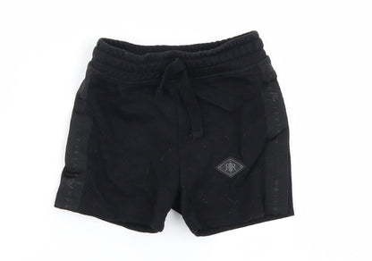 River Island Boys Black   Jogger Trousers Size 18-24 Months