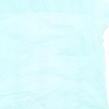 Womens UK Size 16 Cherokee Blue Basic Button-Up