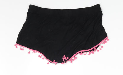 George Womens Black   Compression Shorts Size 12