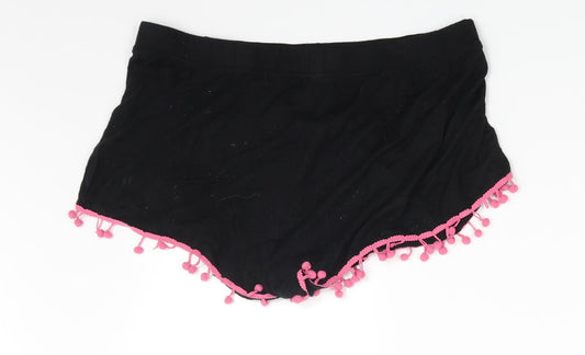 George Womens Black   Compression Shorts Size 12